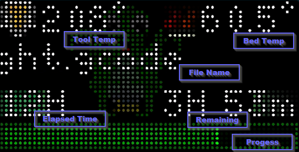 OctoPrint Status Applet for Tidbyt